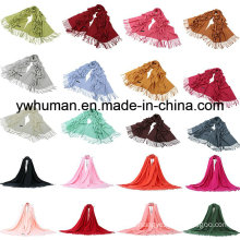Fashion Pashmina Scarf 24 Solid Colors for Lady